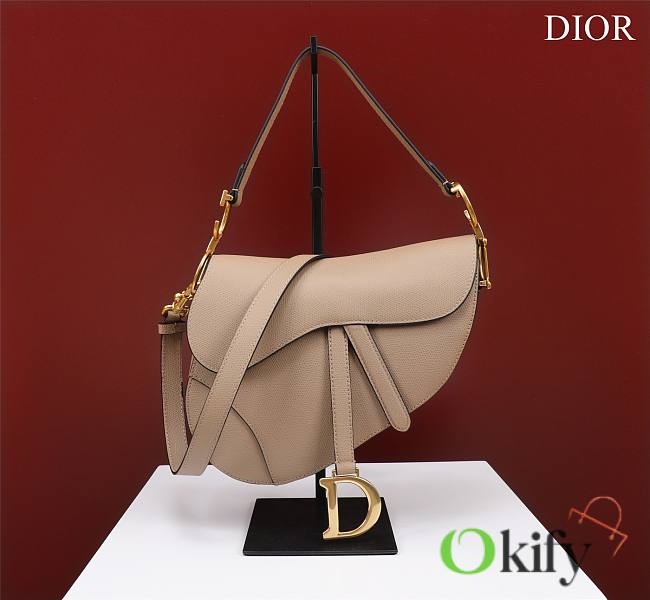 	 Okify Dior Saddle Beige 25.5*20*6.5cm - 1