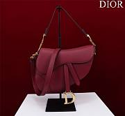 	 Okify Dior Saddle Red 25.5*20*6.5cm - 1