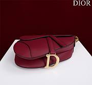 	 Okify Dior Saddle Red 25.5*20*6.5cm - 3