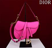 	 Okify Dior Saddle Pink 25.5*20*6.5cm - 1