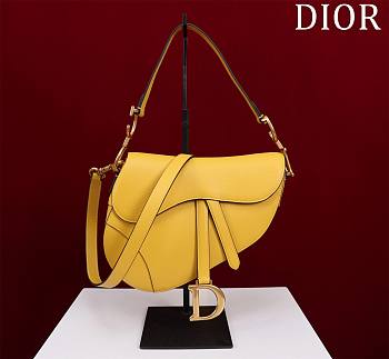 	 Okify Dior Saddle Yellow 25.5*20*6.5cm