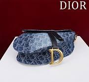 	 Okify Dior Saddle Blue Denim Size 25.5*20*6.5cm - 2