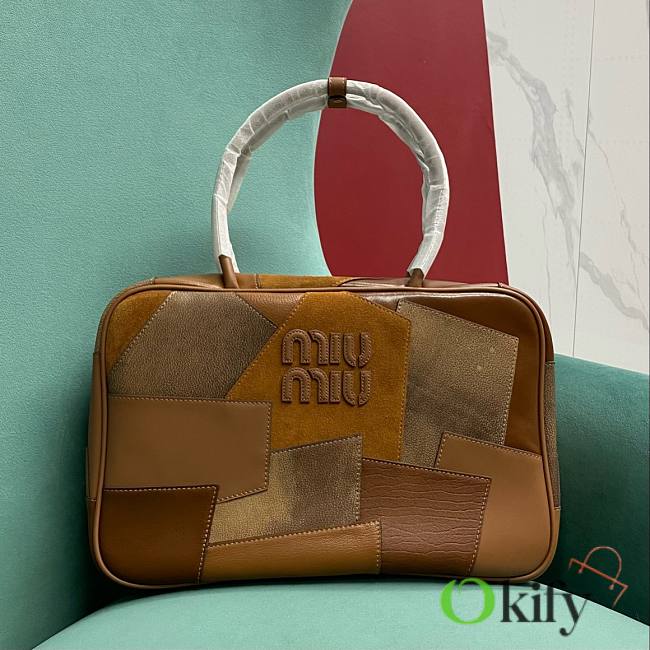 Okify Miu Miu Leather Beau bag Size 34x10.5x22 - 1