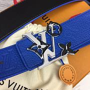 Okify Louis Vuitton Belt Blue  - 3