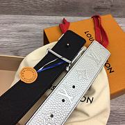 	 Okify Louis Vuitton Belt Grey  - 4