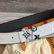 	 Okify Louis Vuitton Belt Grey  - 3