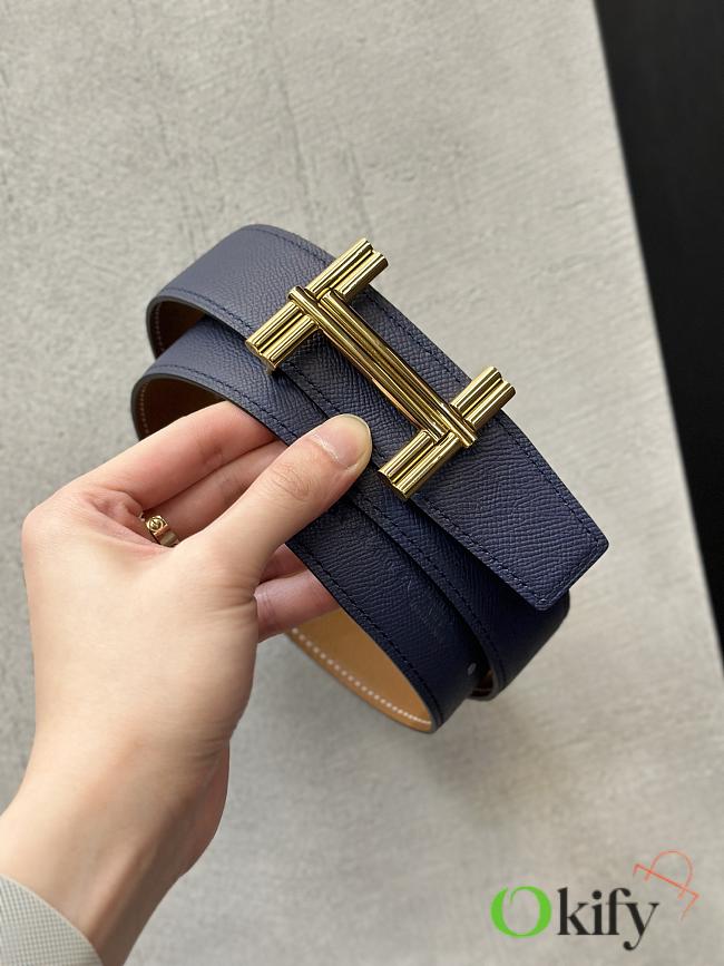 	 Okify Hermes Blue Gold Hardware - 1