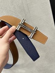 	 Okify Hermes Blue Silver Hardware - 4