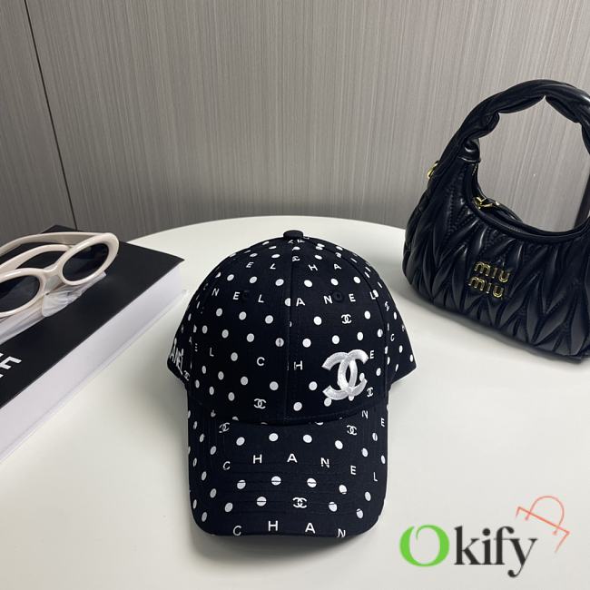 	 Okify Chanel  Cap Black - 1