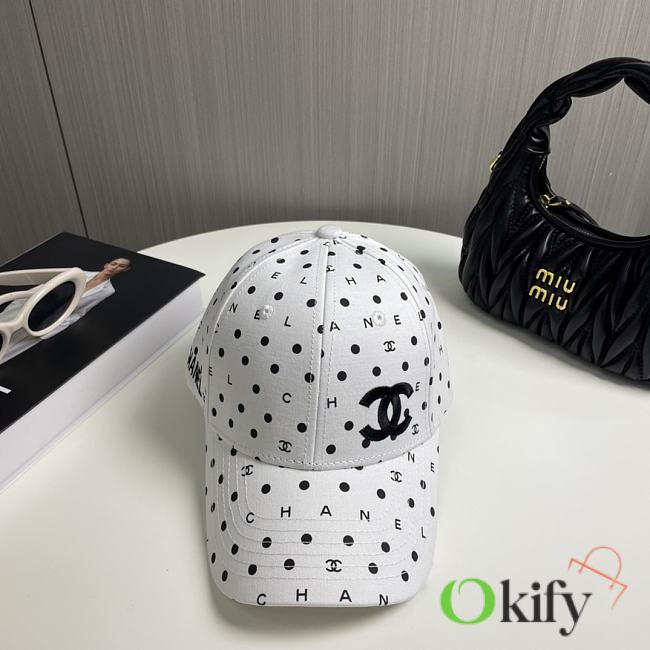 	 Okify Chanel Cap White  - 1