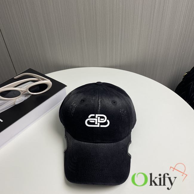 	 Okify Balenciaga Cap Black - 1