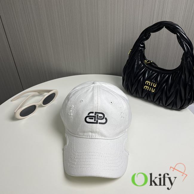 	 Okify Balenciaga Cap White - 1