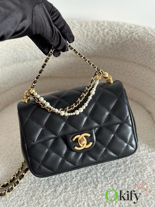 Okify Chanel Flap Mini Black 14.5x19.5x7.5cmI’m  - 1