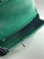 Okify Chanel Mini Flap Handle green 20×6x13cm - 4