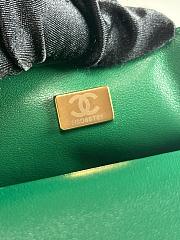 Okify Chanel Mini Flap Handle green 20×6x13cm - 3