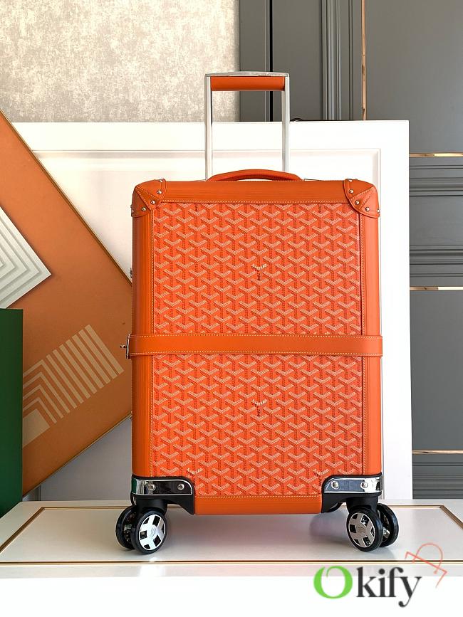 Okify Goyard Orange Luggage  - 1