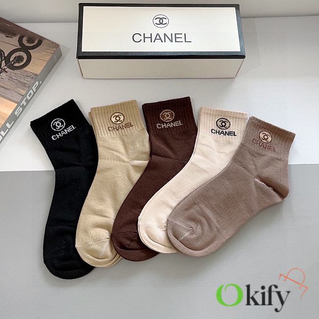 	 Okify Chanel Socks 05 - 1