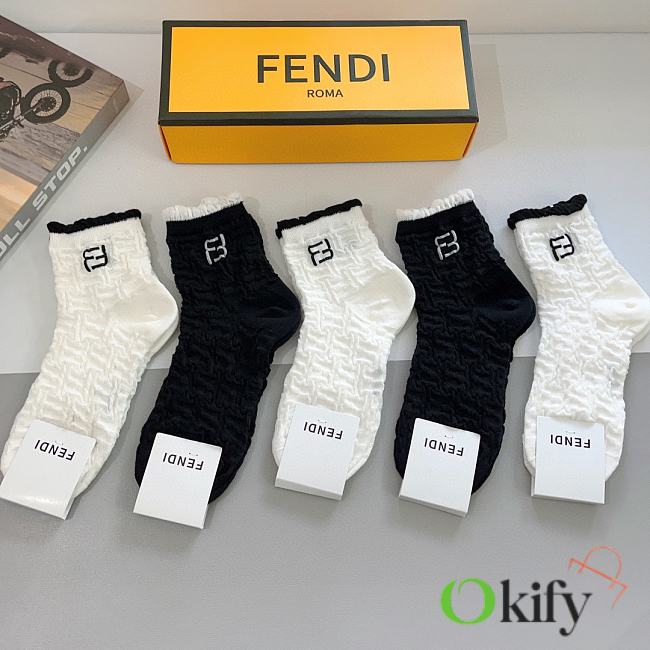 	 Okify Fendi Socks 07 - 1