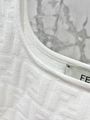 Okify Fendi Croptop White SML - 4