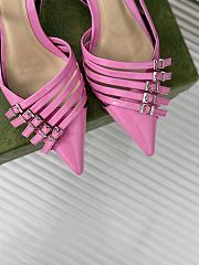 	 Okify Gucci Women Slingback Pum Pink Size 35-39 - 4