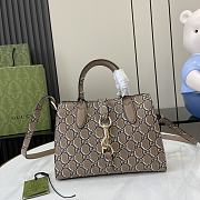 	 Okify Gucci Rosso Ancora Beige Size 24x 17.5x 8.5 - 1