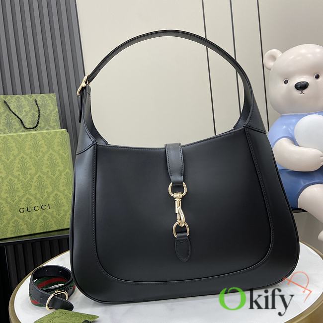 	 Okify Gucci Jackie 1961 Black Shoulder Bag - 1