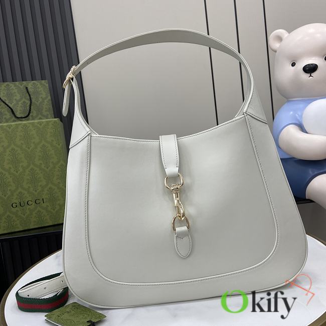 	 Okify Gucci Jackie 1961 White Shoulder Bag - 1