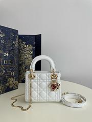 Okify Dior Lady Mini White17x7x15cm - 1