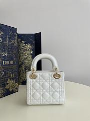 Okify Dior Lady Mini White17x7x15cm - 4