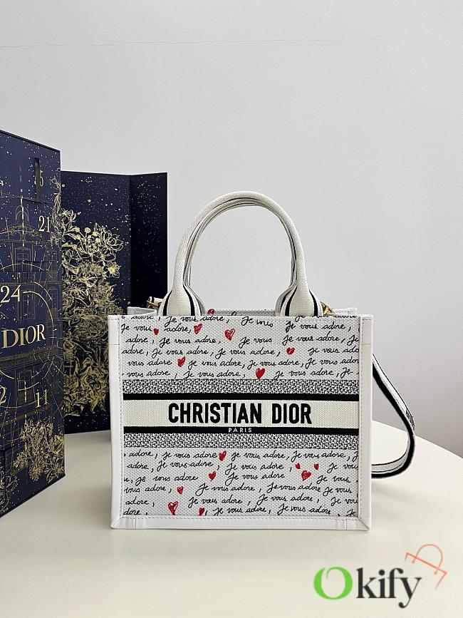 Okify Dioramour Small  Dior Book Tote 26x12x21cm - 1