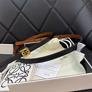 Okify Loewe Anagram Belt Black  - 1