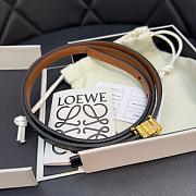 Okify Loewe Anagram Belt Black  - 4