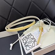 Okify Loewe Anagram Belt Yellow  - 2