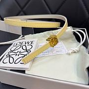 Okify Loewe Anagram Belt Yellow  - 3