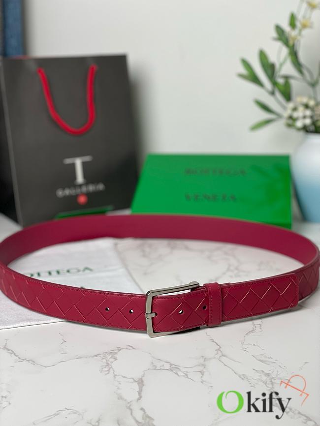 Okify Bottega Veneta Red Belt - 1