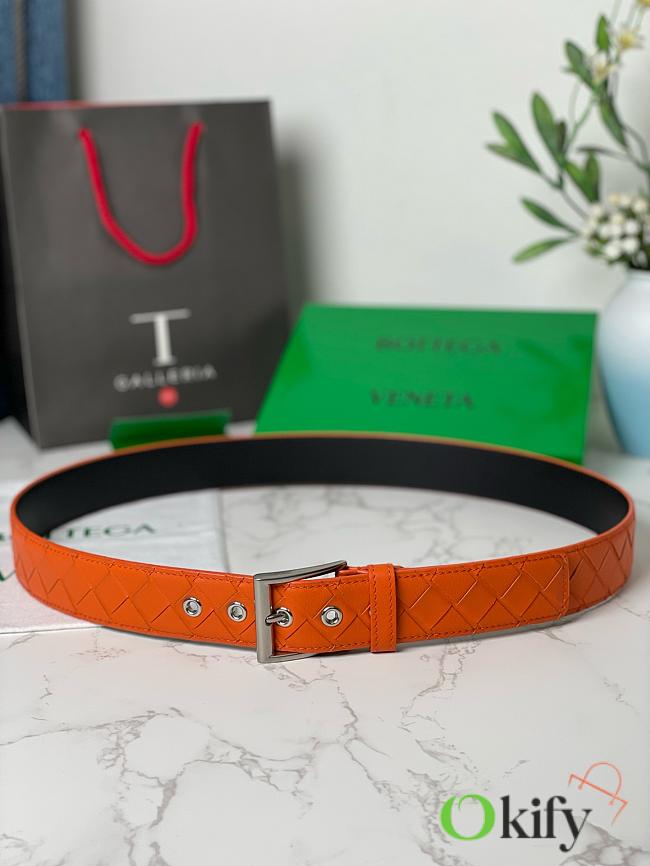 Okify Bottega Veneta Orange Belt - 1