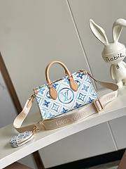 	 Okify Louis Vuitton Onthego East West M25318 Blue  - 1