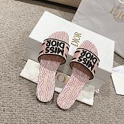 Okify Dior Dway Slide Pale Pink Miss Dior Allover Motif - 4