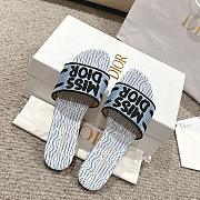 	 Okify Dior Dway Slide Pale Blue Miss Dior Allover Motif - 2