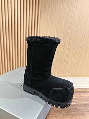 	 Okify Balenciaga Women's Alaska Fur High Boot In Black Medium - 2