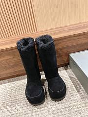 	 Okify Balenciaga Women's Alaska Fur High Boot In Black High - 1