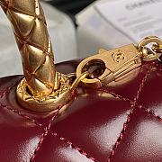 Okify Chanel Coco Handle Wine 23cm - 4