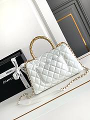 Okify Chanel Coco Handle White 23cm - 5