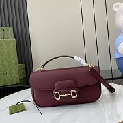 Okify Gucci Horsebit 1955 Wine 22.6x 12.7x 5.6cm - 1