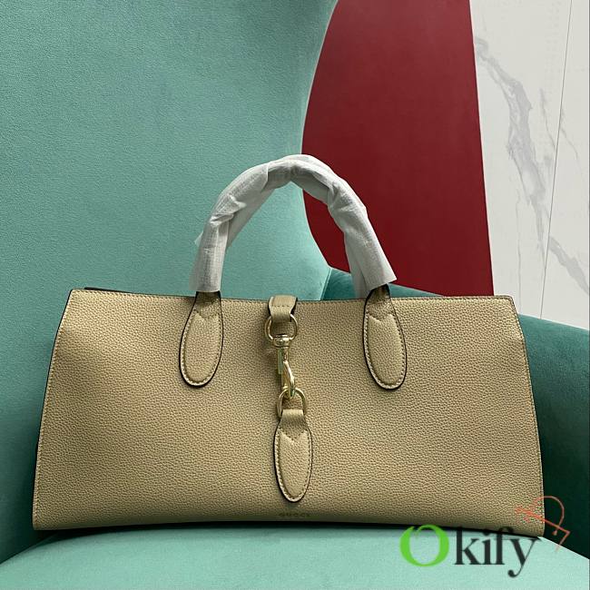 	 Okify Gucci Medium Jackie Beige Size 40x 19.5x 12 - 1