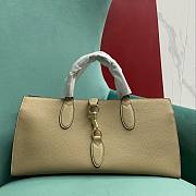 	 Okify Gucci Medium Jackie Beige Size 40x 19.5x 12 - 1