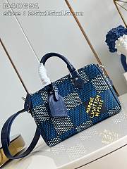 Okify Louis Vuitton Speedy 25 Bandoulière N40691 Blue  - 1