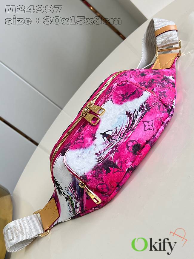 	 Okify Louis Vuitton Rush Bumbag Pink M24987  - 1