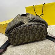 	 Okify Jacquard Fendi Strike Medium Green  back pack 31X16X36 - 4