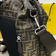 	 Okify Jacquard Fendi Strike Medium Green  back pack 31X16X36 - 5